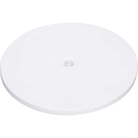 8 Pouce Lourd Rotatif Pivotant Support avec Acier Balle Roulements, 360° Rotation Plateau Tournant Paresseux Susan Base pour Grand Écran TV Ordinateurs Moniteurs, Blanc
