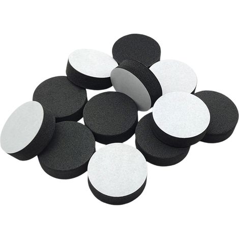 Lot de 50 tapis pour pots de fleurs - ronds et rigides, 30 mm x 15 mm d'épaisseur - patins en EVA (1/5)