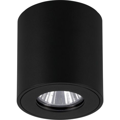 Plafonnier extérieur Torrecola, lampe d'extérieur en aluminium noir (1/4)