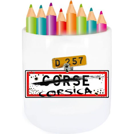 Pot à stylo en céramique Corsica Cbkreation