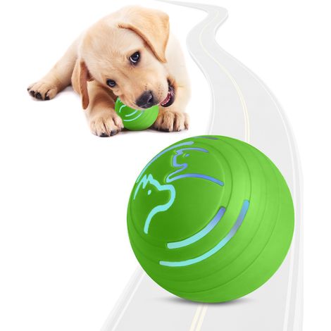 Pelota vibratoria interactiva con luz LED, 4 modos, recargable, fabricada en TPU seguro, 5,6 cm de diámetro, mantiene a los perros entretenidos. (1/2)