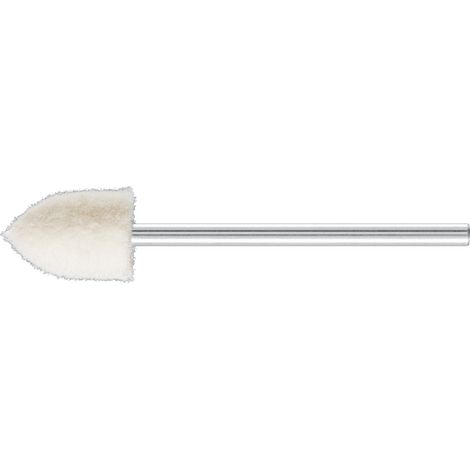 PFERD TOOLS mittelharte Filzpolierstifte Spitzkegelform Ø 8x12 mm Schaft-Ø 2,35 mm 10 Stk (1/4)