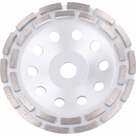 Disque à meuler de 18 cm pour meuleuse d'angle à 180°, disque de scie segmenté en acier pour le travail du bois, la découpe et le rainurage (1/5)