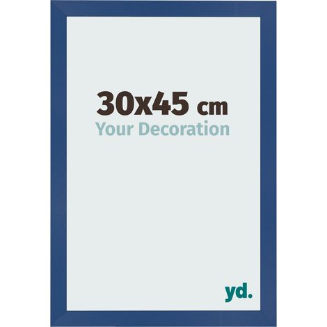 yd. - Cadre photo 30x45 - Bleu Fonce - MDF - Bologna
