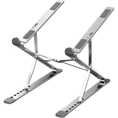 JSSEVN - Foldable and Adjustable Aluminum Stand for Laptop and Tablet (1/5)