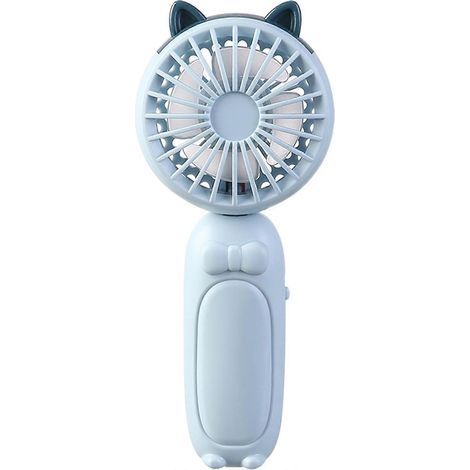 Ventilateur portable mini, pliable et rechargeable par USB, idéal pour les voyages, le camping et le bureau à domicile.-AquaForge (1/5)