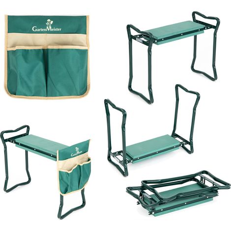 Westmann Multi  Gartenhocker mit Kniebank  klappbare Garten Kniehilfe