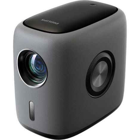 Beamer - PHILIPS - NEOPIX 950 - 1080P - 1400 ANSI-Lumen - WiFi 6 - USB-A x2 - HDMI x2 - Audioausgang 3,5 mm - Schwarz
