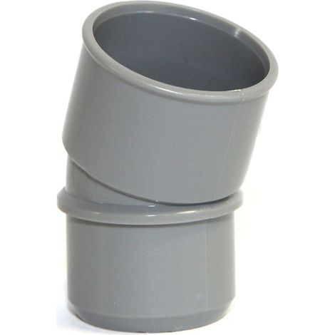 Coude PVC Mâle - Femelle - angle 22°30 ø 100