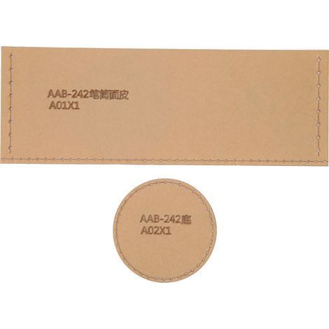 DIY-Stiftehalter-Set mit 2 transparenten Acryl-Schablonen, robustes Werkzeug für Lederarbeiten, leicht zu verstauen (1/5)