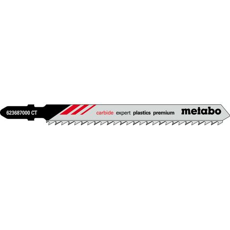 Metabo 3 Stichsägeblätter "expert plastics premium" 91/ 3,3 mm, HM 3 Stk (1/3)