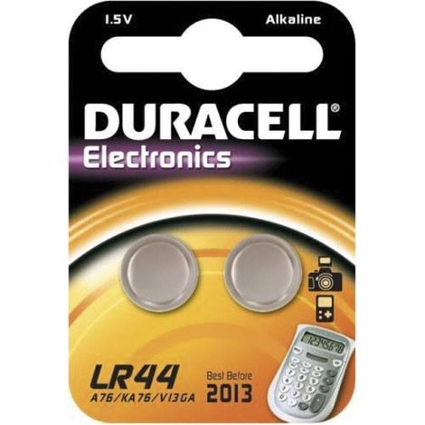 CEGASA pila boton alcalina lr44 duracell (2u) , 
Pais Origen:ES,
Pais Origen:ES,