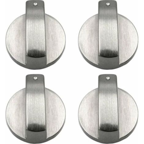 Stück Herdknöpfe, Gasherdknöpfe, Metall-Gasherdknöpfe, Gasherdknopf-Steuerung, Metall-Herdknöpfe für die Küche, 6 mm (1/4)