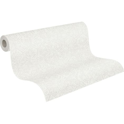 papier peint motif oriental gris clair - A.S. Création (1/5)