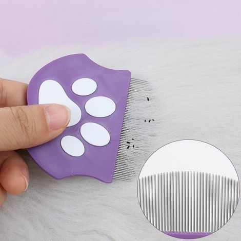 3-teiliges Zubehörset für Kurzhaarbürsten bei Katzen und Hunden: Bürsten zum Fellpflegen, Entwirren, für Komfort und Massage. Massagekamm zur Haarentfernung. (1/5)