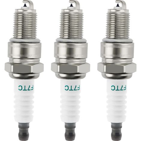 5 Pièces Bougies d'allumage L7T, Tondeuse Bougie d'Allumage, Bougie d'allumage Borne Solide Remplacer BM6A / L7T, Bougie d'allumage pour Moteur à Deux Temps, pour Tondeuse à Gazon Moteurs (1/5)