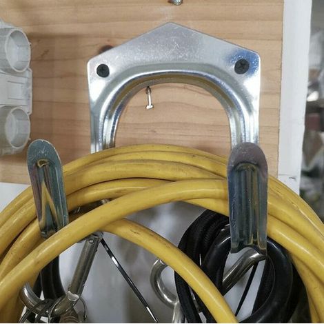 20x Metallleiter-Werkzeughalter, Wandhaken für Garage (1/5)
