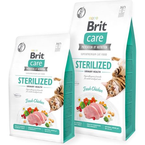 BRIT CARE Gato Sin Granos ESTERILIZADO URINARIO 7kg (1/2)