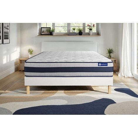 Actiflex ergo matratze 140x190cm + Bettgestell mit lattenrost , Härtegrad 4 , Taschenfederkern und Memory-Schaum , Höhe : 24 cm (1/5)