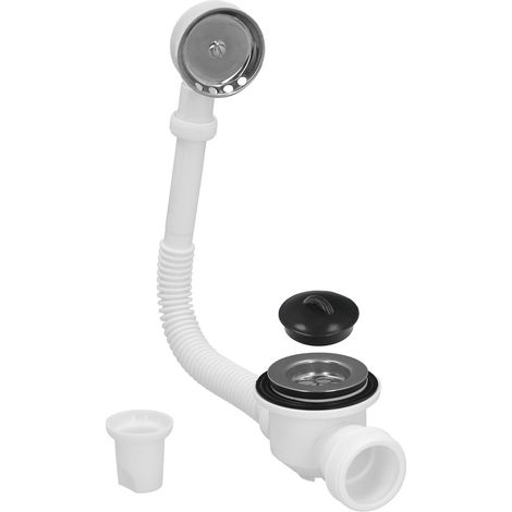 Sifone Per Vasca Con Troppopieno Uscita Regolabile 1 1/2 (1/5)