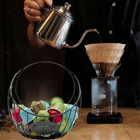 Tassenhalter, Kaffeetassenkorb für die Küchentheke zu Hause oder im Büro