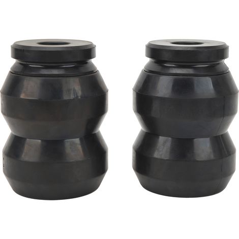 Kit suspension arrière renforcée 8000 lbs caoutchouc métal DR1500DQ pour Ram 1500 2WD 4WD Quad Cab (1/5)