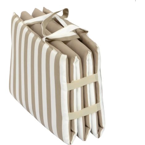 Colchón plegable Dune 180x50 beige/blanco (1/3)