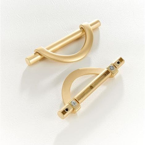 CCYKXA 2 Pack Gold Cabinet Handles 96mm