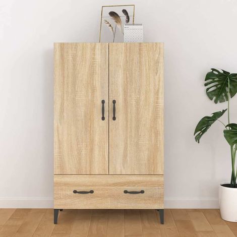 vidaXL Highboard Sonoma Oak 70x31x115 cm Engineered Wood (1/5)