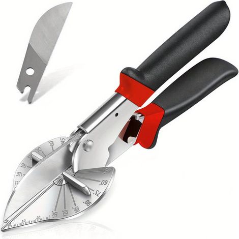 Outil coupe onglet multi-angles - Version trempée pour plastique PVC, sécurité intégrée