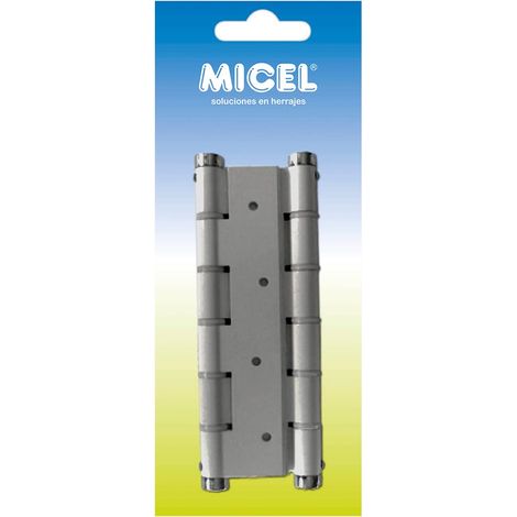 Cerniera Micel BS10 M57004 Argentato Alluminio 180 x 33 mm Doppia azione (1/2)
