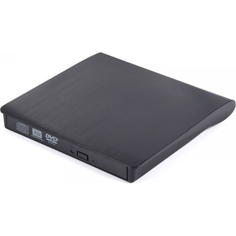 Lecteur DVD Externe USB 3 0 - Graveur DVD RW - Compatible Windows et Mac - Noir - 1 Pièce