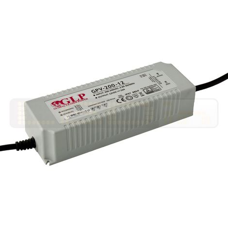 LED Trafo 192W 16A 12V IP67 Netzteil IP67 Wasserdicht Transformator Treiber für LED Streifen Beleuchtung