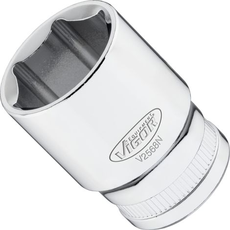Douille V2568N Carr creux 1/2pouce (12,5mm) Profil 6 pans extrieurs Taille 22 mm