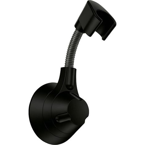 Porte-sèche-cheveux mural Range-Souffleur À Ventouse Rotation 360°, hauteur réglable, rack sèche-cheveux avec rangement du cordon Pour Cuisine, Salon, Coiffage À Chaud (1/5)