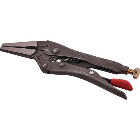 16,5 cm Cr-Mo Pince étau à long bec – Rouge (1/4)