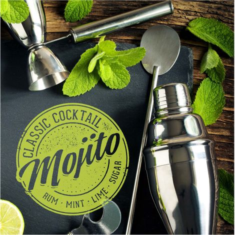 Lot de 20 serviettes papier 33 x 33 cm Mojito
