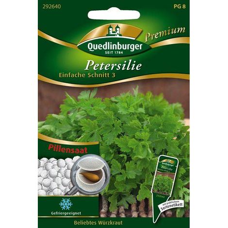 Quedlinburger Pille Petersilie Einfache Schnitt 3 - Kräutersamen
