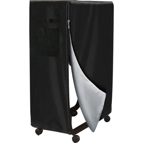 Housse de Rangement pour Lit Pliant Réglable Imperméable l'eau Protecteur Antipoussière Housse de Protection Multifonctionnelle Housse de Matelas de Lit Pliant Intérieur Extérieur (1/5)