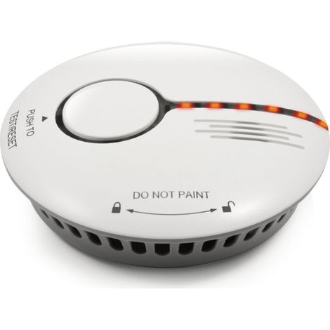 Intelligenter WLAN-Rauchmelder, Funk-Sicherheitssystem mit WLAN-Sensor, Smart-Home-Steuerung per Tuya-App für Zuhause, Küche, Geschäft, Hotel und Fabrik (1/5)