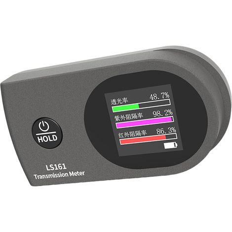 Compteur de transmission de film de qualité automobile avec détection de 365 nm 940 nm et design léger et portable - Analyseurs de film solaire professionnels (1/4)
