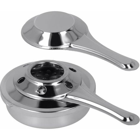 Brûleur à fondue 9 cm – Réchaud à chaleur uniforme pour fromage et chocolat – Accessoire pour service à fondue (1/3)