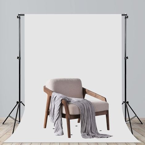 BALLSHOP 2x3 m Support de Fond Réglable, Professional pour Fond Studio Photo,Trépied Réglable Professionnel,pour Professionnel Fond Studio Photo, Photographie Portrait. (1/5)