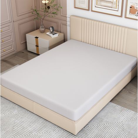 Matratze aus Schaumstoff H3, ergonomisch und atmungsaktiv, mit abnehmbarem Bezug, Antirutsch-Unterseite und Oeko-Tex 140x200 cm (1/5)