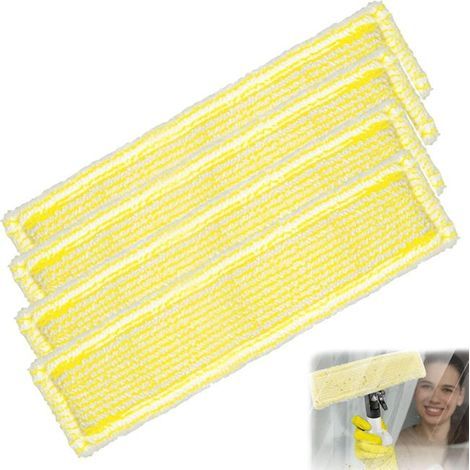 Bonnettes Microfibre Compatible Kärcher WV Accessoires Nettoyeur de Vitres pour Nettoyage 4 2/WV 5 (1/5)