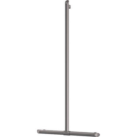 Barre de maintien douche en T Be-Line anthracite - DELABIE (1/2)