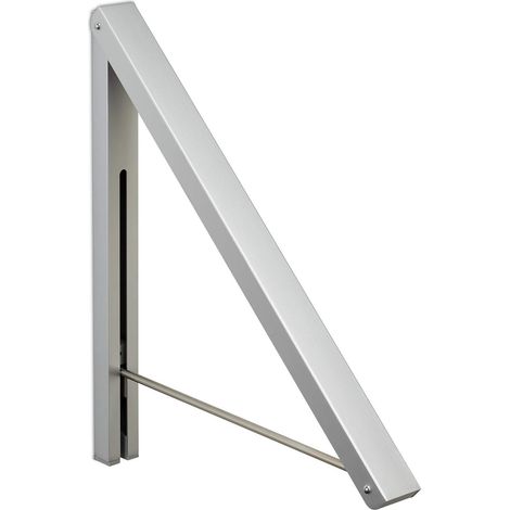 Klappbarer Kleiderbügelhalter Aluminium eloxiert (1/5)
