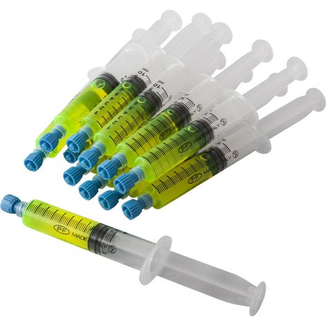 Sachet 12 seringues traceur 7,5ml pour véhicules hybrides - CO 4079 - CLAS Equipements