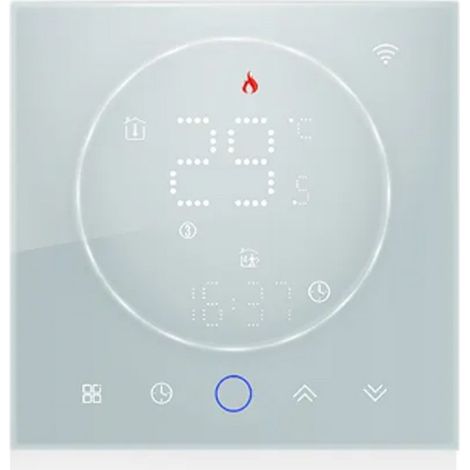 Termostato WiFi Beca BHT-008GALW Bianco (1/5)
