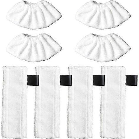 Pièces de rechange pour aspirateur robot Karcher EasyFix SC2 SC3 SC4 SC5 : housse de chiffon, lingette et chiffon pour balai vapeur
